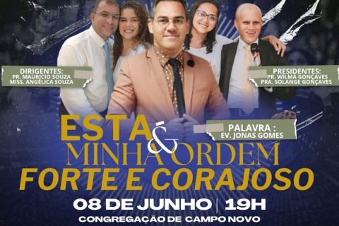 FESTIVIDADE DA ASSEMBLEIA DE DEUS CAMPO NOVO